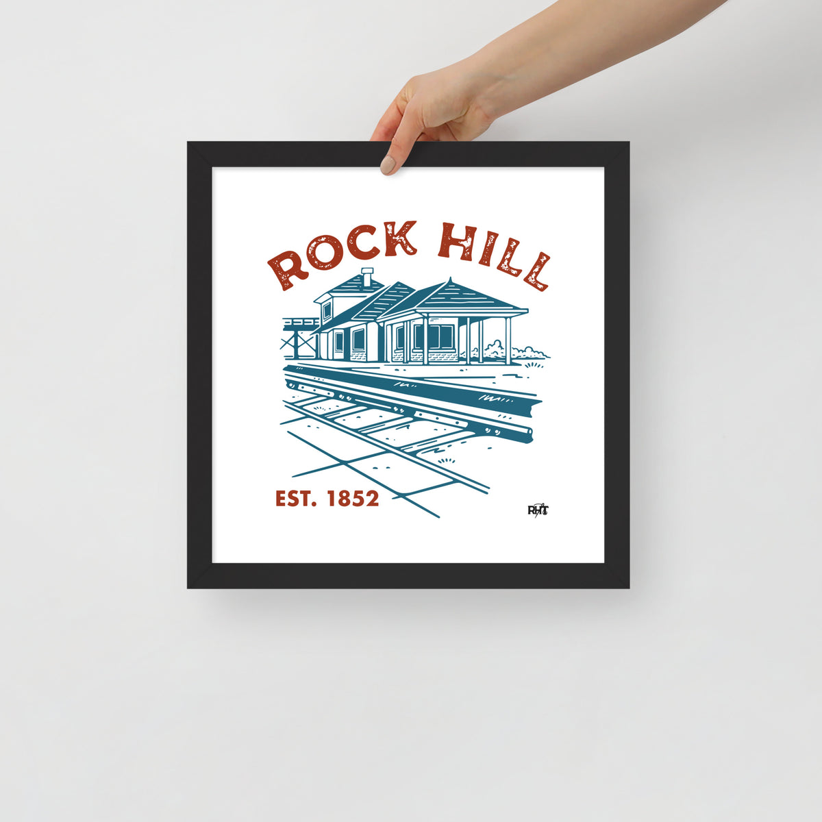 Train Station Framed Print