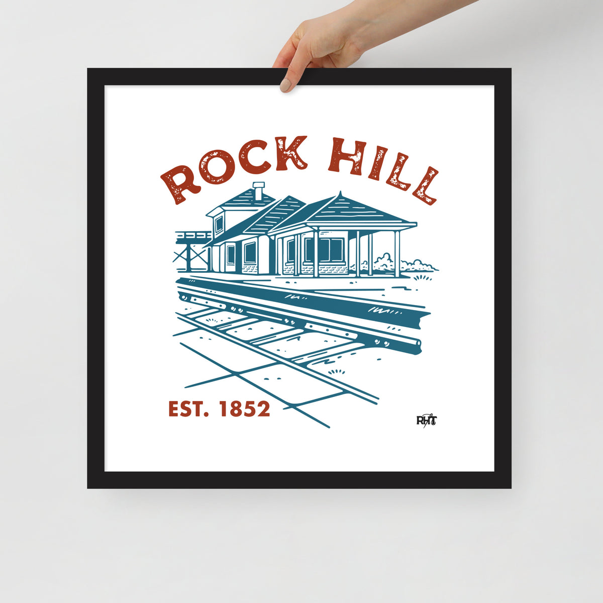 Train Station Framed Print