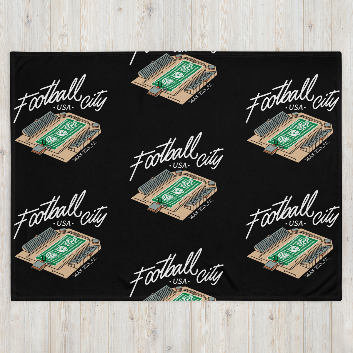 Football City USA Throw Blanket